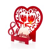 Подсвечник декоративный настольный 8 Марта - фото 241652