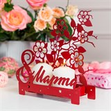 Подсвечник 8 Марта декоративный настольный - фото 241660