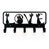 Вешалка настенная 5 крючков 702-046 металлическая - фото 241676