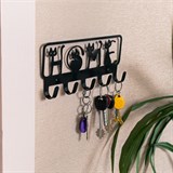 Вешалка настенная 5 крючков 702-047 металлическая - фото 241687