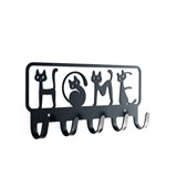 Вешалка настенная 5 крючков 702-047 металлическая - фото 241689