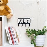 Вешалка настенная 4 крючка 702-048 металлическая - фото 241709