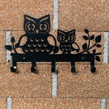 Вешалка настенная 5 крючков 702-053 Совы - фото 241718