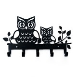 Вешалка настенная 5 крючков 702-053 Совы - фото 241721