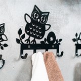 Вешалка настенная 4 крючка 702-054 Сова - фото 241725