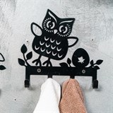 Вешалка настенная 4 крючка 702-054 Сова - фото 241726