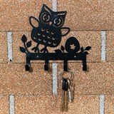 Вешалка настенная 4 крючка 702-054 Сова - фото 241727