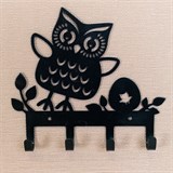 Вешалка настенная 4 крючка 702-054 Сова - фото 241731