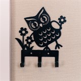 Вешалка настенная 3 крючка 702-055 Сова - фото 241739