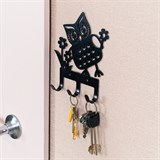 Вешалка настенная 3 крючка 702-055 Сова - фото 241740