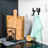 Подставка для разделочных досок и крючки 2шт  300-210 - фото 241922