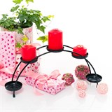 Подсвечник интерьерный на пять свечей 607-62 металл - фото 241979