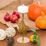 Подсвечник Звезда декор на одну свечу - фото 241995