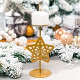 Подсвечник Звезда декор на одну свечу - фото 241996