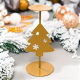 Декоративный подсвечник на одну свечу Ёлочка - фото 242009