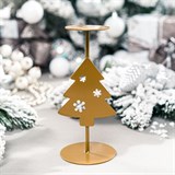 Декоративный подсвечник на одну свечу Ёлочка - фото 242010