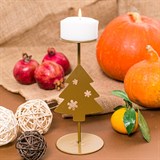 Декоративный подсвечник на одну свечу Ёлочка - фото 242011