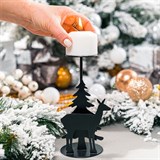 Декоративный подсвечник Олененок на одну свечу 607-079 - фото 242017