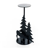 Подсвечник Лесная сказка из металла на одну свечу - фото 242028