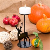 Подсвечник Олень на одну свечу - фото 242033