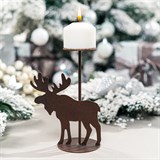 Декор настольный на одну свечу из металла - фото 242043