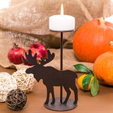 Декор настольный на одну свечу из металла - фото 242045