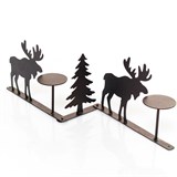 Декоративный подсвечник на две свечи - фото 242059