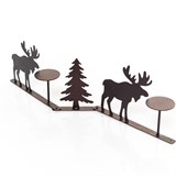 Декоративный подсвечник на две свечи - фото 242060