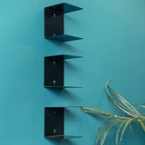 Невидимая настенная полка 3 шт для книг - фото 242133