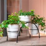 Подставка для цветов на подоконник 41-944 на 3 кашпо - фото 242156