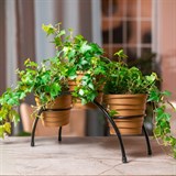 Подставка для цветов на подоконник 41-945 на 3 кашпо - фото 242180