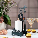 Подсвечник Вечная Любовь декор настольный из металла для свечи - фото 242224