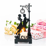 Подсвечник Вечная Любовь декор настольный из металла для свечи - фото 242225