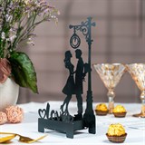 Подсвечник Вечная Любовь декор настольный из металла для свечи - фото 242226