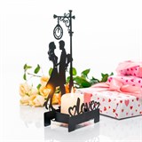 Подсвечник Вечная Любовь декор настольный из металла для свечи - фото 242227