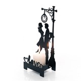 Подсвечник Вечная Любовь декор настольный из металла для свечи - фото 242231