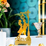 Подсвечник Вечная Любовь декор настольный из металла для свечи - фото 242238