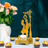 Подсвечник Вечная Любовь декор настольный из металла для свечи - фото 242240