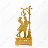 Подсвечник Вечная Любовь декор настольный из металла для свечи - фото 242244