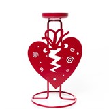 Подсвечник Сердце декоративный настольный на одну свечу - фото 242248