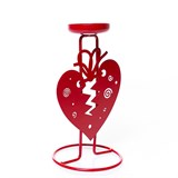 Подсвечник Сердце декоративный настольный на одну свечу - фото 242250
