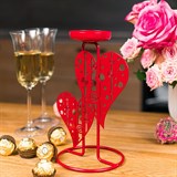 Подсвечник декоративный из металла Сердца - фото 242254