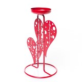 Подсвечник декоративный из металла Сердца - фото 242261