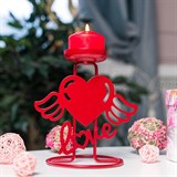 Подсвечник На крыльях Любви металлический - фото 242266