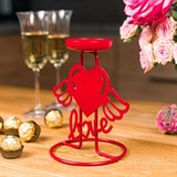 Подсвечник На крыльях Любви металлический - фото 242267