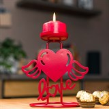 Подсвечник На крыльях Любви металлический - фото 242269