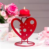 Подсвечник декоративный Сердечко - фото 242288