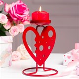 Подсвечник декоративный Сердечко - фото 242289