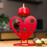 Подсвечник декоративный Сердечко - фото 242292