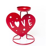 Подсвечник LOVE декоративный настольный на одну свечу - фото 242308